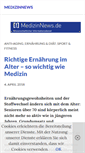 Mobile Screenshot of medizinnews.de
